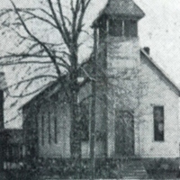 Black and white photograph of Second Baptist Church 