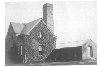 side view of the first building to be built on the OARDC Wooster campus. 