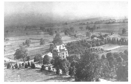 aerial view of the OARDC campus circa 1887. 