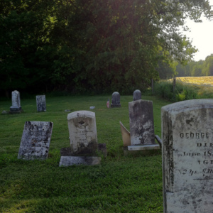 headstones from Jacob's Lutheran Cemetery 